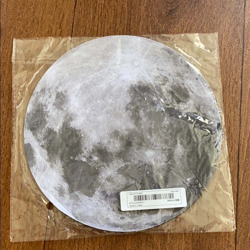 Moon mouse pad